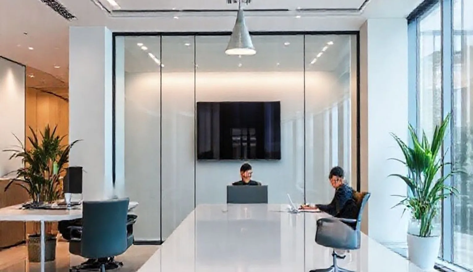 Business conference networking